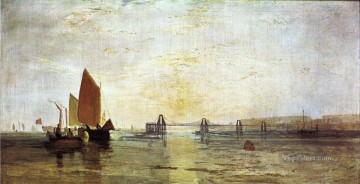 Turner Painting - El muelle de la cadena Brighton Turner romántico